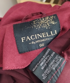 Jaqueta em suede modelo perfect Facinelli by Mooncity (G/ GG)