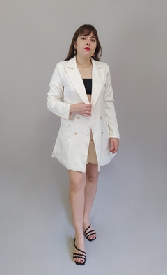 Blazer alfaiataria alongado com cinto importado (M/ 40) - comprar online