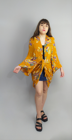 Kimono alongado floral viscose (G/ GG) - comprar online