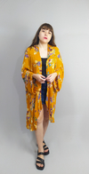 Kimono alongado floral viscose (G/ GG)