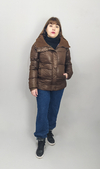 Jaqueta puffer corta vento gola pelúcia ZARA (M/ 40)