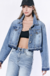 CAMPERA CROP DENIM en internet