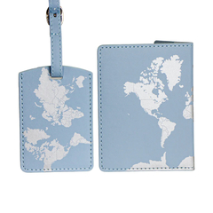 Capa Para Passaporte + Tag de Mala - Mundo Azul na internet
