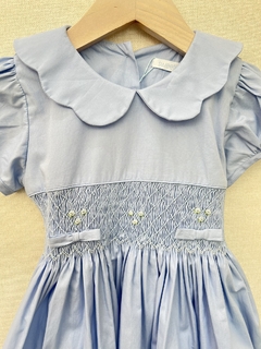 Vestido Bordado Infantil Gola Matame - Vilarô Enxovais e Presentes