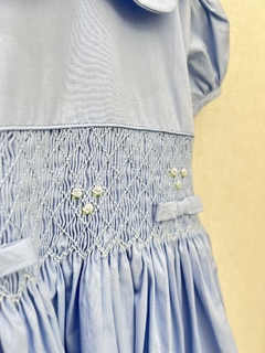 Vestido Bordado Infantil Gola Matame na internet