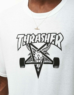 Remera Thrasher Skategoat Blanco - comprar online