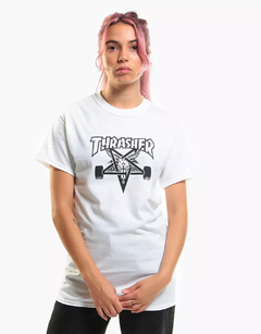 Remera Thrasher Skategoat Blanco - La Cresta Surf Shop