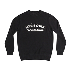 Sweater Quiksilver Lifes Quik Negro