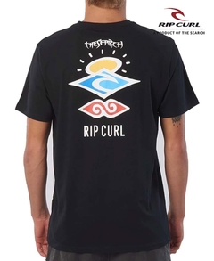 Remera Rip Curl Search Negra 3386 - comprar online