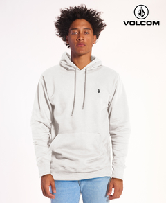 Buzo Canguro Volcom Iconic Stone Blanco (2963)