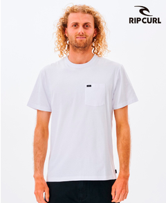 Remera Rip Curl Plain Pocket Blanco (3592)