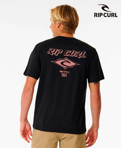 Remera Rip Curl Icons Of Surf Fade Out Negro
