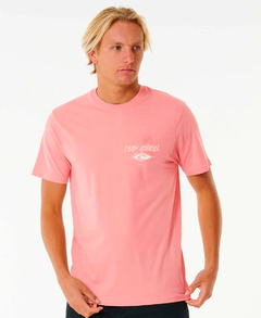 Remera Rip Curl Icons Of Surf Fade Out Rosa - comprar online