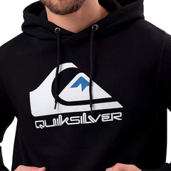 Buzo Canguro Quiksilver Mw Logo Front Negro - comprar online