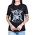 Camiseta Caveira Boina Armada Gola c/ Elastano - UNISSEX na internet