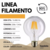 LAMPARA LED VINTAGE GLOBO 6W CANDELA