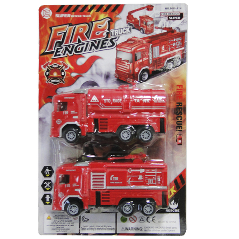 BRINQUEDO CAMINHAO BOMBEIRO FIRE RESCUE SORTIDO PICA PAU