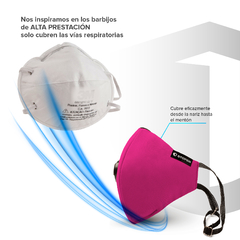 Tapaboca Rosa Candy Verano Una Válvula - tienda online