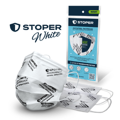 Barbijo Stoper White Antiviral X60 - comprar online