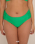 BIKINI CON FRUNCES TEXTURE - VERDE FUNKY TEXTURADO - comprar online