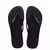 HAVAIANA SLIM LOGO METAL - NEGRO en internet