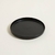 Plato de postre recto Connor negro satinado 19 cm - comprar online