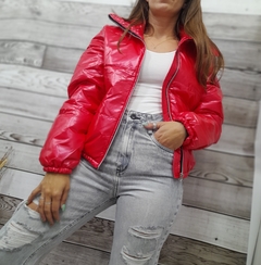 Campera puffer roja - comprar online