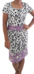 Vestido Tubinho Piquet Animal Print - comprar online