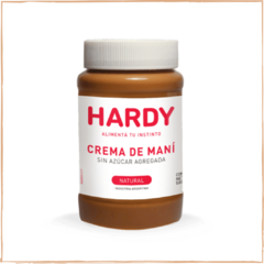 HARDY - Crema de Maní Natural Sin Azúcar 380gr