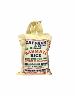 ZAFFRAN BRAND - Arroz Basmati Bolsa Arpillera 1kg