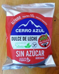 CERRO AZUL - Alfajor con Dulce de Leche Sin Azúcar 50gr