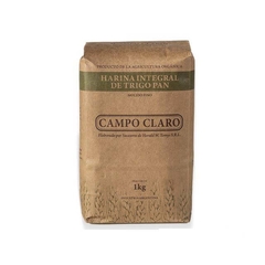 CAMPO CLARO - Harina De Trigo Pan Integral Orgánica 1kg