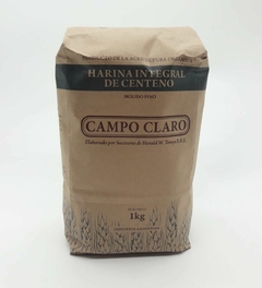 CAMPO CLARO - Harina Integral de Centeno Organica 1kg