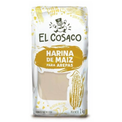 EL COSACO - Harina de Maíz para Arepas 1kg Sin T.A.C.C.