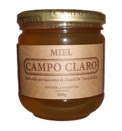 CAMPO CLARO - Miel Clásica Orgánica 500gr