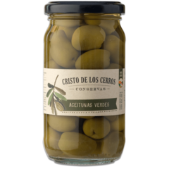 CRISTO DE LOS CERROS - Aceitunas Verdes en Salmuera 350gr