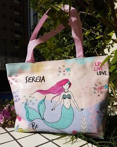 BOLSA DE PRAIA/PISCINA COLEÇÃO SEREIA