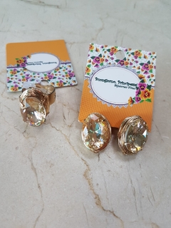 CONJUNTO SWAROVSKI CHAMPANHE