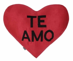 ALMOFADA CORAÇÃO M "TE AMO"