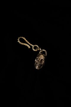 Brass Skull Keychain