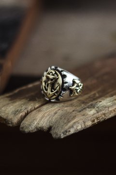 Anchor Mexican Biker Ring - SETE JEWELRY