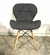 SILLA EAMES HEXAGONAL TAPIZADA X 4 UNIDADES