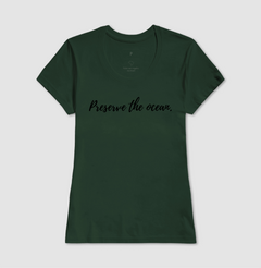 Imagem do Camiseta Let's Woods Preserve the ocean