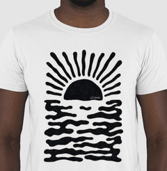 Camiseta Let's Woods Sunset Black