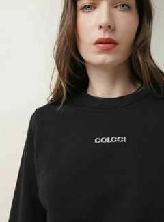 Blusão Moletom Cropped Logo Colcci - comprar online