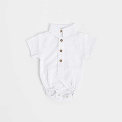 Body Camisa Lino Blanco