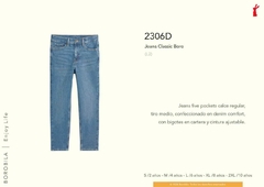 Jeans Classic Boro Lavado