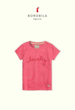 Remera Lovely Bordada