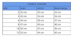 Camisa Joaquin Blanco Mangas Largas - comprar online