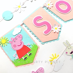 SET DE GUIRNALDAS PEPPA PIG x3